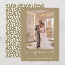 Cartão De Festividades Feliz e Casado Recém-Casado Foto Personalizada