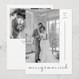 Cartão De Festividades Feliz e Casado Recém-Casados Personalizados 4 Foto