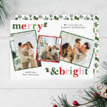 Cartão De Festividades Feliz e família divertida de Natal<br><div class="desc">Cartão de Natal brilhante e divertido para enviar para a família e amigos!</div>