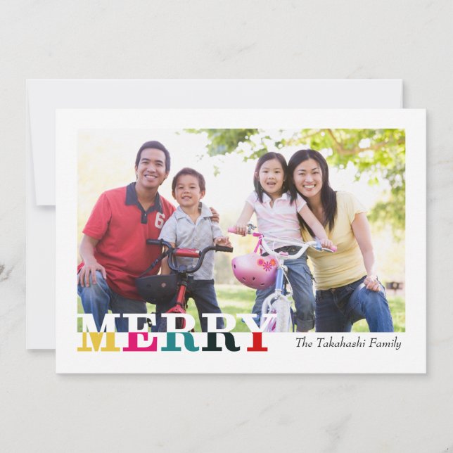 Cartão De Festividades Feliz e placa frontal e traseira brilhante (Frente)