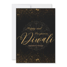 Feliz e próspero Diwali personalizável