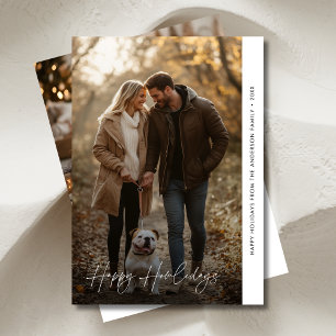 Cartão De Festividades Feliz Feliz Natal Foto Engraçada Cachorro