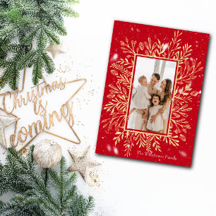 Cartão De Festividades Feliz Feliz Natal Personalizar Foto