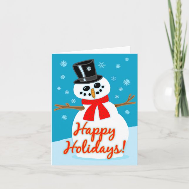 Cartão De Festividades Feliz Férias! (Frente)