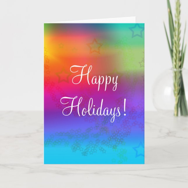 Cartão De Festividades Feliz Férias! (Frente)