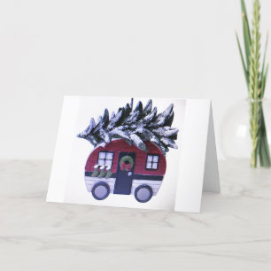 CARTÃO DE FESTIVIDADES ***FELIZ FÉRIAS DA NOSSA CAMPER** MERRÍGIDO NATAL