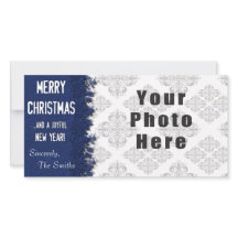 Feliz Floco de Neve Azul de Natal