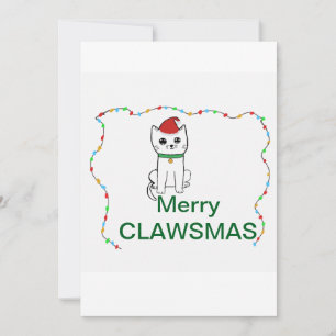 Cartão De Festividades Feliz GATONATAL