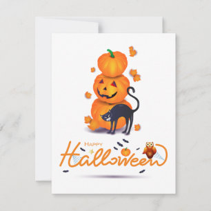 Cartão De Festividades Feliz Halloween!