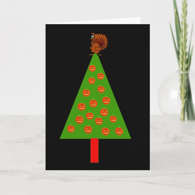 CARTÃO DE FESTIVIDADES FELIZ HALLOWGIVEMAS (Frente)