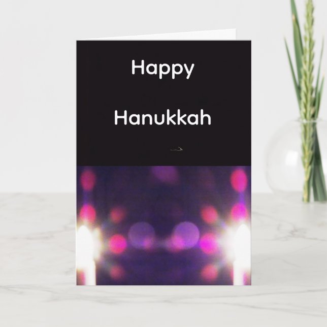 Cartão De Festividades Feliz Hanukkah (Frente)