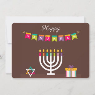 Cartão De Festividades Feliz Hanukkah