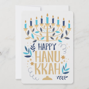 Cartão De Festividades Feliz Hanukkah