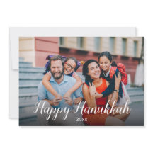 Feliz Hanukkah Foto Moderna Alegre e Pacífica