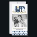 Cartão De Festividades Feliz Hanukkah Typografia Star De David Foto<br><div class="desc">Concebido por gordura*fa*estanho. Fácil de personalizar com seu próprio texto,  foto ou imagem. Para pedidos personalizados,  entre em contato direto com o . Aplicam-se taxas personalizadas. www.zazzle.com/fat_fa_tin www.zazzle.com/color_therapy www.zazzle.com/fatfatin_blue_knot www.zazzle.com/fatfatin_red_knot www.zazzle.com/fatfatin_mini_me www.zazzle.com/fatfatin_design www.zazzle.com/fatfatin_ink</div>