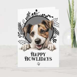 Cartão De Festividades Feliz Howlidays Parson Russell Terrier Natal 