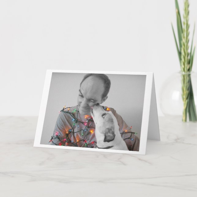 Cartão De Festividades Feliz Kiss-mas! (Frente)