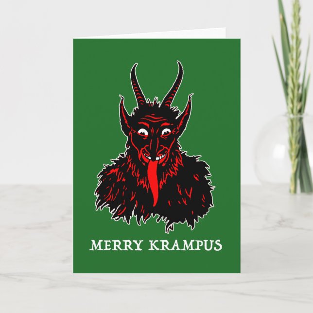 CARTÃO DE FESTIVIDADES FELIZ KRAMPUS (Frente)