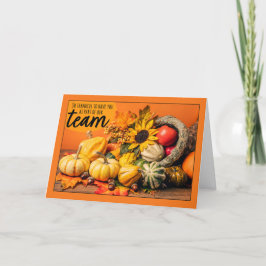 Cartão De Festividades Feliz Membro da Equipe de Agradecimento Empresaria