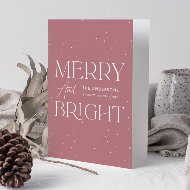 Cartão De Festividades Feliz moderna poeirenta e não-fotografia brilhante (Criador carregado)