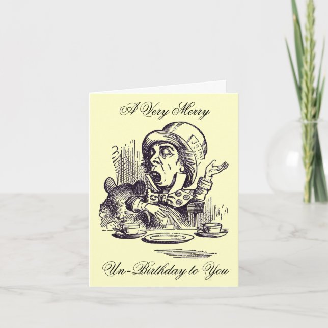 Cartão De Festividades Feliz Não-Aniversário (Frente)