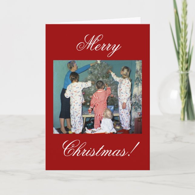 Cartão De Festividades Feliz, Natal! (Frente)