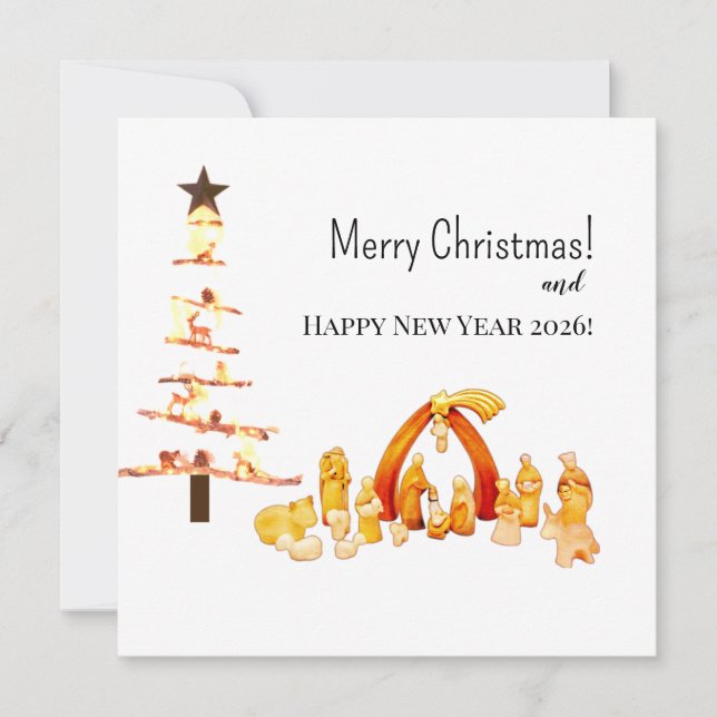 Cartão De Festividades Feliz Natal! (Frente)