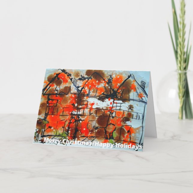 Cartão De Festividades Feliz Natal (Frente)