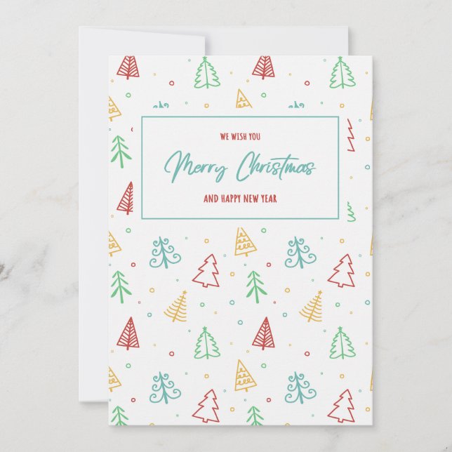 Cartão De Festividades Feliz Natal (Frente)