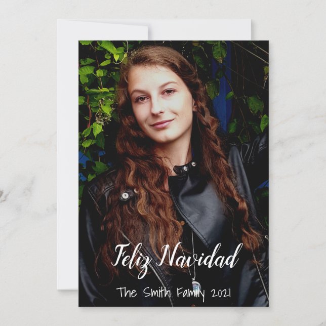 Cartão De Festividades Feliz Natal (Frente)