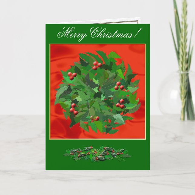 Cartão De Festividades Feliz Natal! (Frente)