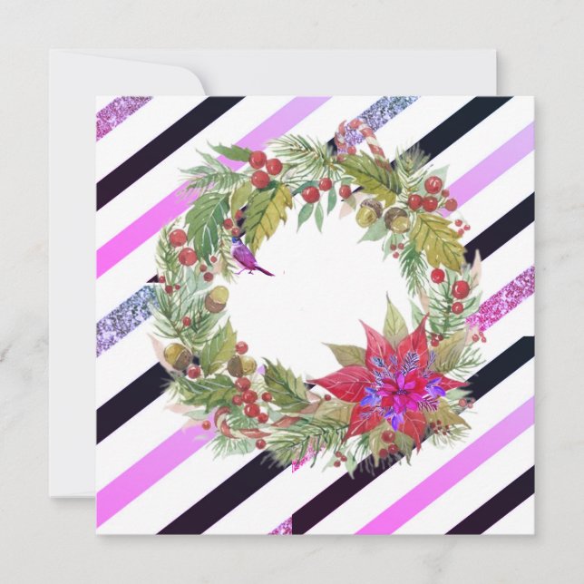 Cartão De Festividades Feliz Natal! (Frente)