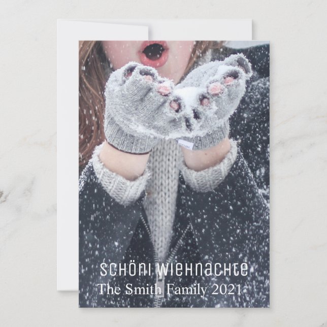 Cartão De Festividades Feliz Natal (Frente)