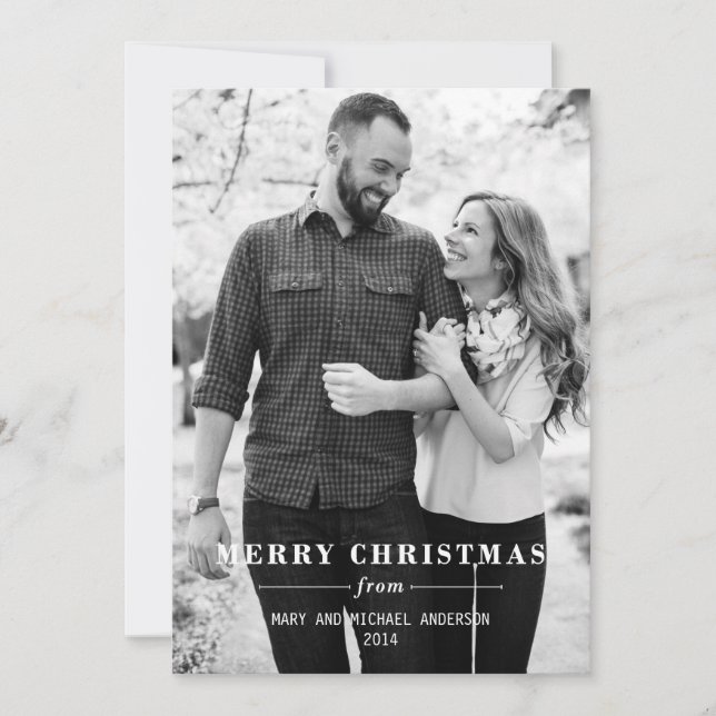 Cartão De Festividades Feliz Natal (Frente)