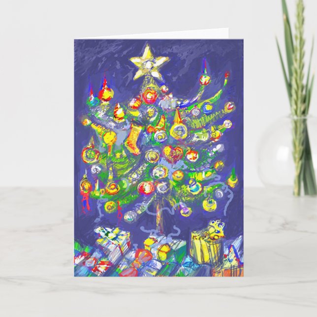 Cartão De Festividades Feliz Natal (Frente)