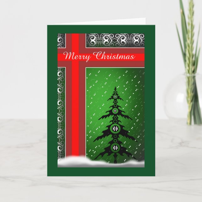 Cartão De Festividades Feliz Natal (Frente)