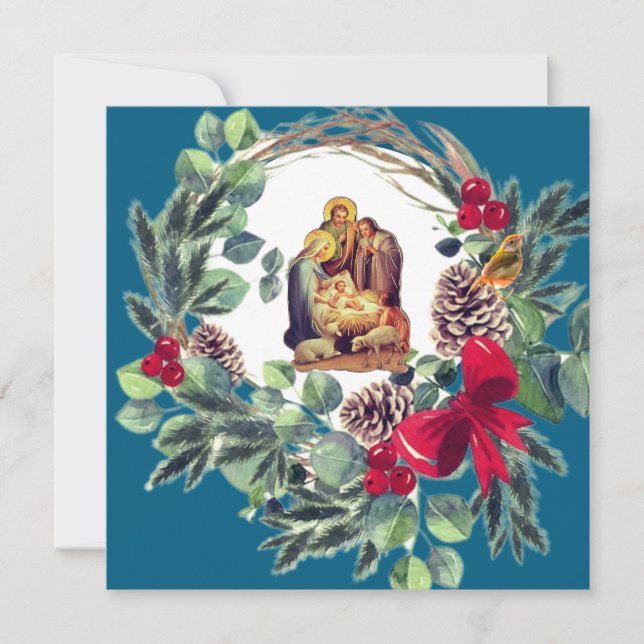 Cartão De Festividades Feliz Natal! (Frente)