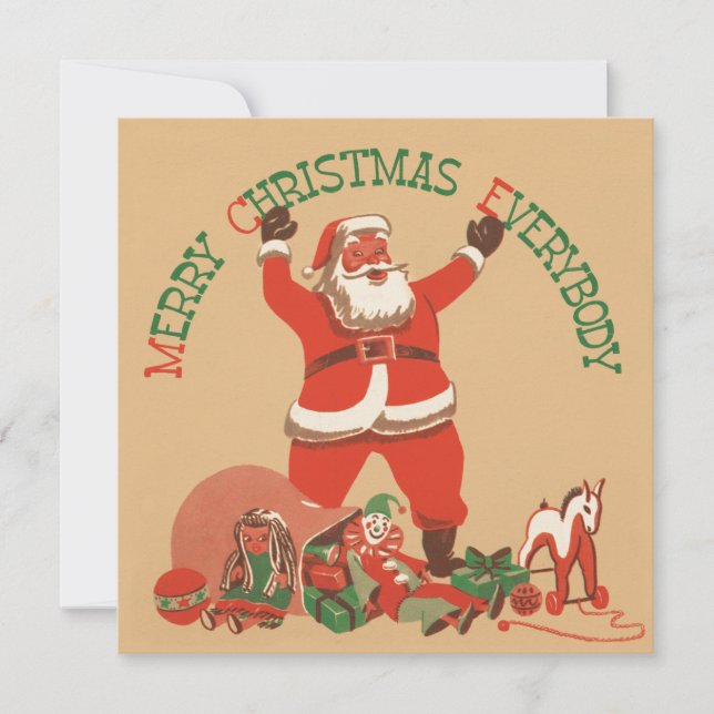 Cartão De Festividades Feliz Natal (Frente)