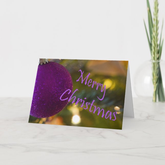 Cartão De Festividades Feliz Natal (Frente)