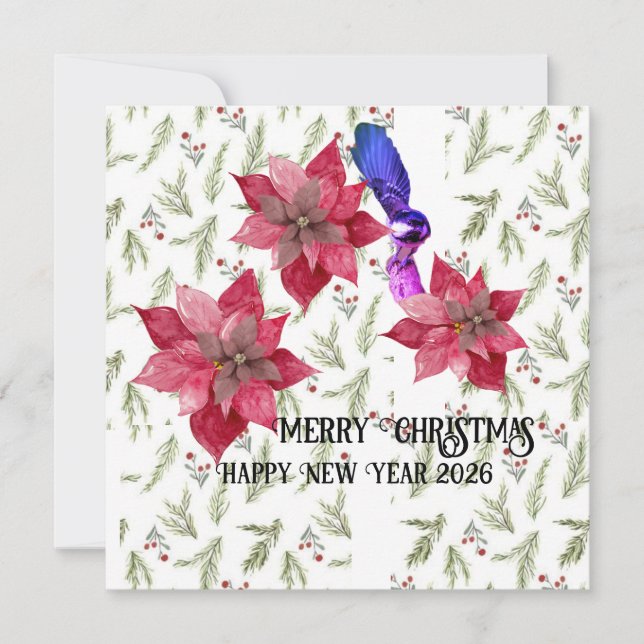 Cartão De Festividades Feliz Natal  (Frente)