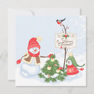 Cartão De Festividades Feliz Natal