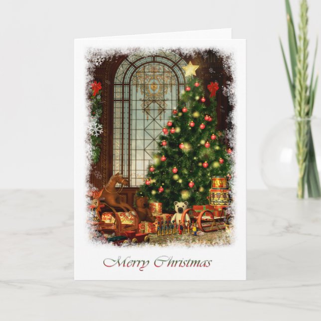 Cartão De Festividades Feliz Natal (Frente)