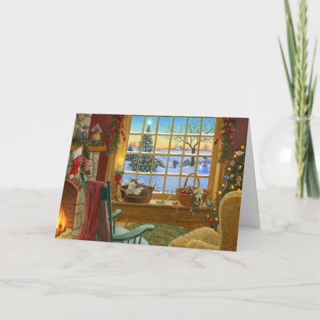 Cartão De Festividades Feliz Natal (Frente)