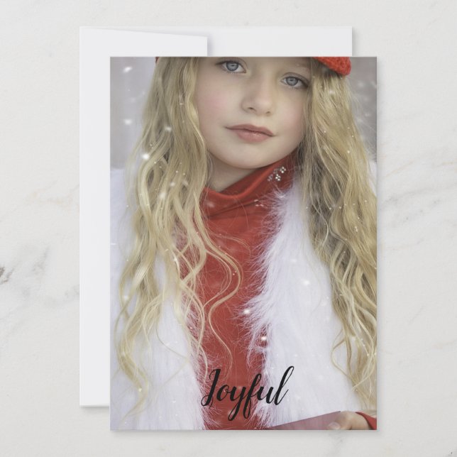 Cartão De Festividades Feliz Natal (Frente)