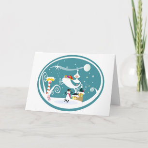 Cartão De Festividades Feliz Natal