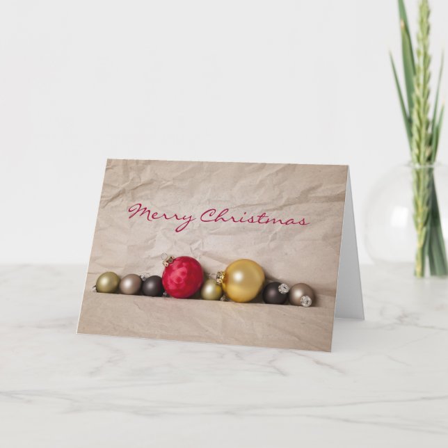 Cartão De Festividades Feliz Natal (Frente)