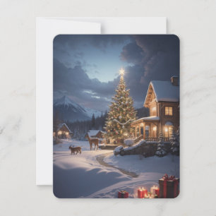 Cartão De Festividades Feliz Natal