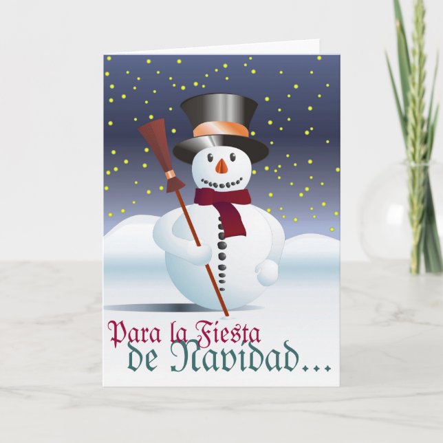 Cartão De Festividades Feliz Natal (Frente)