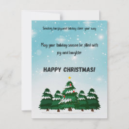 Cartão De Festividades Feliz Natal