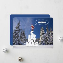 Cartão De Festividades Feliz Natal